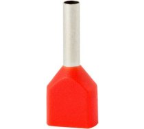Insulated cable end terminal HI 2x0,75/8-cze, red, Al/Cu 74.87 | 5907053110869