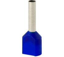 Insulated cable end terminal HI 2x1,0/10-ni, blue, Al/Cu 74.68 | 5907053110678