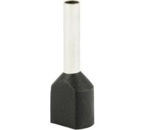 Insulated cable end terminal HI 2x1,0/10-cza, black, Al/Cu 74.78 | 5907053110777