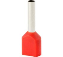 Insulated cable end terminal HI 2x1,0/10-cze, red, Al/Cu 74.88 | 5907053110876