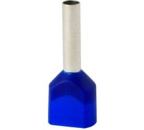 Insulated cable end terminal HI 2x1,5/10-ni, blue, Al/Cu 74.69 | 5907053110685