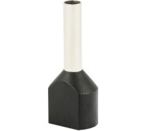 Insulated cable end terminal HI 2x1,5/10-cza, black, Al/Cu 74.79 | 5907053110784
