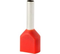 Insulated cable end terminal HI 2x1,5/10-cze, red, Al/Cu 74.89 | 5907053110883