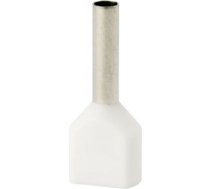 Insulated cable end terminal HI 2x1,5/10-bi, white, Al/Cu 74.99 | 5907053110982