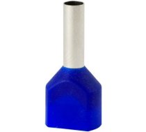 Insulated cable end terminal HI 2x2,5/10-ni, blue, Al/Cu 74.70 | 5907053110692