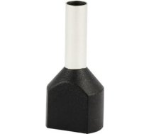 Insulated cable end terminal HI 2x2,5/10-cza, black, Al/Cu 74.80 | 5907053110791