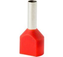 Insulated cable end terminal HI 2x2,5/10-cze, red, Al/Cu 74.90 | 5907053110890