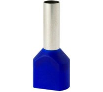 Insulated cable end terminal HI 2x4,0/12-ni, blue, Al/Cu 74.71 | 5907053110708