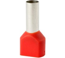 Insulated cable end terminal HI 2x6,0/12-cze, red, Al/Cu 74.92 | 5907053110913