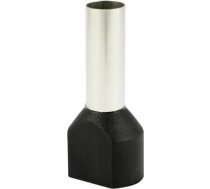 Insulated cable end terminal HI 2x10,0/18-cza, black, Al/Cu 74.84 | 5907053110838