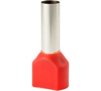 Insulated cable end terminal HI 2x10,0/18-cze, red, Al/Cu 74.94 | 5907053110937