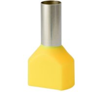 Insulated cable end terminal HI 2x16,0/18-zo, yellow, Al/Cu 74.65 | 5907053110647