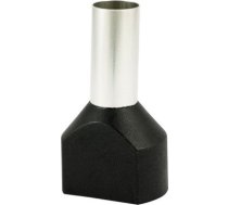 Insulated cable end terminal HI 2x16,0/18-cza, black, Al/Cu 74.85 | 5907053110845
