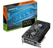 Graphics Card GIGABYTE NVIDIA GeForce RTX 5060 8 GB GDDR7 128 bit PCIE 5.0 16x GPU 2550 MHz Dual Slot Fansink GV-N5060EAGLEOC-8GD GV-N5060EAGLE OC-8GD | 4719331356439