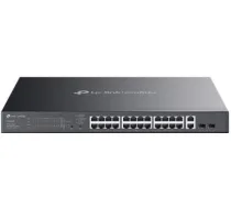 Switch TP-LINK Omada ES228GMP Switch type Managed Switch layer L2 Rack mounting Yes 26xRJ-45 ports RJ-45 Ports Type Gigabit Ethernet (10/100/1000) 26xGigabit Ethernet (copper) ports quantity 2xSFP module slots quantity Power over Ethernet (PoE) Yes 2 ES228GMP | 1210002600989