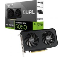 Graphics Card ASUS NVIDIA GeForce RTX 5050 8 GB GDDR6 128 bit PCI Express 5.0 Active DUAL-RTX5050-O8G DUAL-RTX5050-O8G | 4711636178518