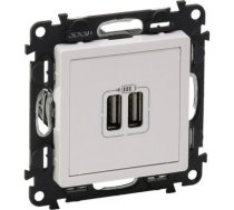 Valena Life rozete USB balta 2-viet 755708 | 3414970472472