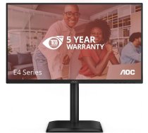 LCD Monitor AOC 60.5 cm (23.8") 1920 x 1080 pixels Full HD Native aspect ratio 16:9 LED Flat 24E4U 24E4U | 4038986142779