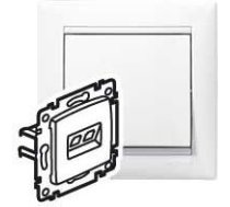 Valena balts Rozete 2xRJ45 Cat.5 774239 | 3245067742396