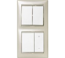 Valena balts Pārslēdzis 1+1 774408 | 3245067744086