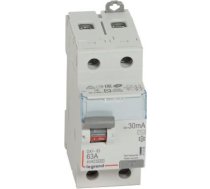 DX3 Noplūdes strāvas slēdzis 2P 63A 30mA AC 411506 | 3245064115063