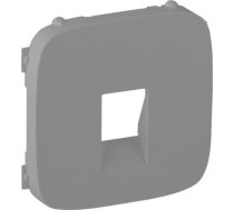 Cover plate Valena Allure - loudspeaker socket - aluminium 755367 | 3414970484352