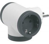 694520 - Kontaktligzdu sadalītājs ar zemējumu 3v., balts/melns 694520 | 3414971944626