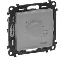 Cover plate Valena Life - floor heating thermostat - with mechanism - aluminium 752334 | 3414970541086