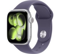 Apple Watch Series 11 GPS 42mm Silver Aluminium Case with Purple Fog Sport Band - S/M | Apple MEU64ET/A | 195950461657