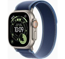 Apple Watch Ultra 3 GPS + Cellular 49mm Natural Titanium Case with Blue/Bright Blue Trail Loop - M/L | Apple MEWU4ET/A | 195950609417