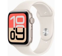 Apple Watch SE 3 GPS 44mm Starlight Aluminium Case with Starlight Sport Band - M/L | Apple MEHJ4ET/A | 195950387834