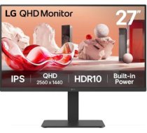 LCD Monitor LG 27 " 2560 x 1440 pixels Quad HD Native aspect ratio 16:9 LCD Flat 27BA54QB-B 27BA54QB-B | 8806096431160