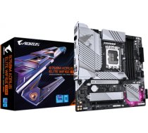 Gigabyte B760M AORUS ELITE WIFI6E GEN5 | Processor family Intel | Processor socket LGA1700 | DDR5 | Supported hard disk drive interfaces M.2, SATA | Number of SATA connectors 4 B760M A E WF6E GEN5 | 4719331872069