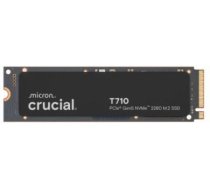 SSD CRUCIAL T710 2TB M.2 PCIe Gen5 NVMe Write speed 13800 MBytes/sec Read speed 14500 MBytes/sec TBW 1200 TB CT2000T710SSD5 CT2000T710SSD5 | 649528945549