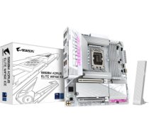 Gigabyte B860M AORUS ELITE WIFI6E ICE | Processor family Intel | Processor socket LGA1851 | DDR5 | Supported hard disk drive interfaces SATA, M.2 | Number of SATA connectors 4 B860M A ELT WF6E ICE | 4719331867164