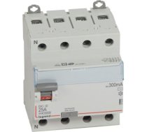 DX3 Noplūdes strāvas slēdzis 4P 25A 300mA AC 411664 | 3245064116640