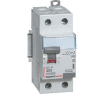 DX3 Noplūdes strāvas slēdzis 2P 40A 300mA AC 411525 | 3245064115254