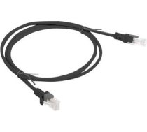 Lanberg | Patch cable - CAT 6 | RJ-45 - male | RJ-45 - male | 1 m | Black | RAL 9004 PCU6-10CC-0100-BK | 5901969406900