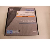 SALE OUT. MSI PRO H610M-G | Processor family Intel | Processor socket LGA1700 | DDR5 | Supported hard disk drive interfaces SATA, M.2 | Number of SATA connectors 4 | DAMAGED PACKAGING PRO H610M-GSO | 2000001397619