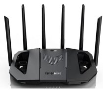 Asus | Dual Band WiFi 7 Extendable Gaming Router | TUF Gaming BE6500 | 802.11be | 6500 Mbit/s | Ethernet LAN (RJ-45) ports 4 | Mesh Support Yes | MU-MiMO Yes | Antenna type External fixed | 1 90IG0920-MO9C00 | 4711387546321