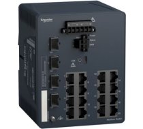 Tīkla slēdzis, Modicon Networking, pārvalda, 16 porti vara ar 4Gigabit SFP MCSESM203F4LG0 | 3606481075826