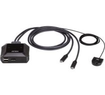 Aten US3312 2-Port USB-C 4K DisplayPort KVM Switch with Remote Port Selector | Aten | 2-Port USB-C 4K DisplayPort KVM Switch with Remote Port Selector | US3312 | Warranty 24 month(s) US3312-AT | 4710469341908