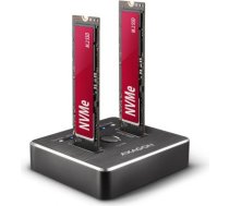 AXAGON | USB-C 3.2 Gen2 - 2x NVMe CLONE DUAL SDD Dock Station | ADSA-M2C ADSA-M2C | 8595247906496