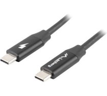 Lanberg USB-C 2.0 Cable, Quick Charge 4.0 | CA-CMCM-40CU-0018-BK | USB Type-C to USB Type-C | 1.8 m CA-CMCM-40CU-0018-BK | 5901969429091