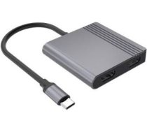 I/O ADAPTER USB-C TO HDMI/USB3/3IN1 A-CM-COMBO3-04 GEMBIRD A-CM-COMBO3-04 | 8716309137256