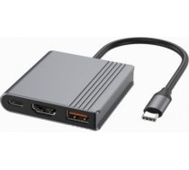 I/O ADAPTER USB-C TO HDMI/USB3/3IN1 A-CM-COMBO3-05 GEMBIRD A-CM-COMBO3-05 | 8716309137263