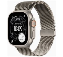 Apple Watch Ultra 3 GPS + Cellular 49mm Natural Titanium Case with Natural Titanium Milanese Loop - Medium | Apple MEWY4ET/A | 195950609677
