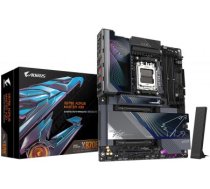 Mainboard GIGABYTE AMD X870E Socket AM5 ATX RAM DDR5-SDRAM 4xSlots Wi-Fi Yes Bluetooth Yes 5xNumber of M.2 (M) slots GIGABYTE X870E AORUS MASTER X3D X870EAMASTERX X870E A MASTER X | 4719331878894