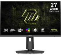 LCD Monitor MSI 27 " 2560 x 1440 pixels Wide Quad HD Native aspect ratio 16:9 LCD Flat MAG274QPFX32 MAG 274QPF X32 | 4711377398497