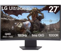LG | 27GS60QC-B | 27 " | VA | QHD | 16:9 | 180 Hz | 1 ms | 2560 x 1440 pixels | 300 cd/m² | HDMI ports quantity 2 27GS60QC-B.AEUQ | 8806096090664